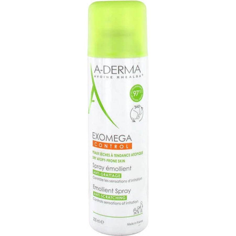 A-Derma Exomega Exomega Control Emollient Spray Увлажняющий регенерирующий лосьон для атопичной кожи 200 мл: цены и характеристики