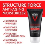 Vichy Homme Structure Force 24h Увлажняющий, антивозрастной и тонизирующий мужской крем для лица с гиалуроновой кислотой 50 мл: цены и характеристики