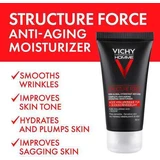 Vichy Homme Structure Force 24h Зволожуючий, омолоджуючий і тонізуючий чоловічий крем для обличчя з гіалуроновою кислотою 50мл