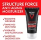 Vichy Homme Structure Force 24h Зволожуючий, омолоджуючий і тонізуючий чоловічий крем для обличчя з гіалуроновою кислотою 50мл