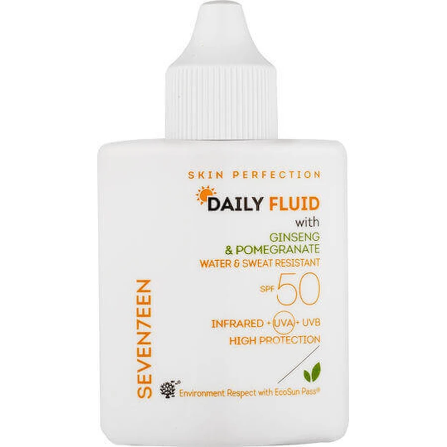 Seventeen Daily Fluid Водостойкий лосьон для лица SPF50 35 мл: цены и характеристики