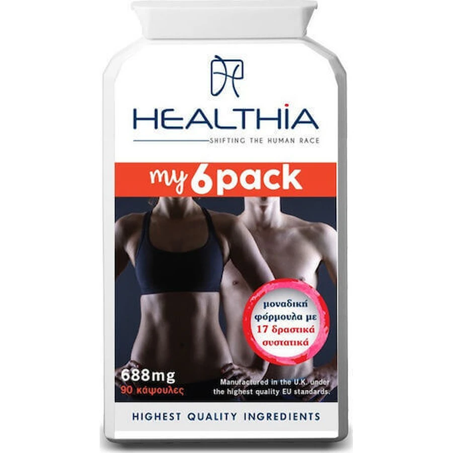 Healthia My 6Pack 688 мг со вкусом неароматизированного 90 капс: цены и характеристики