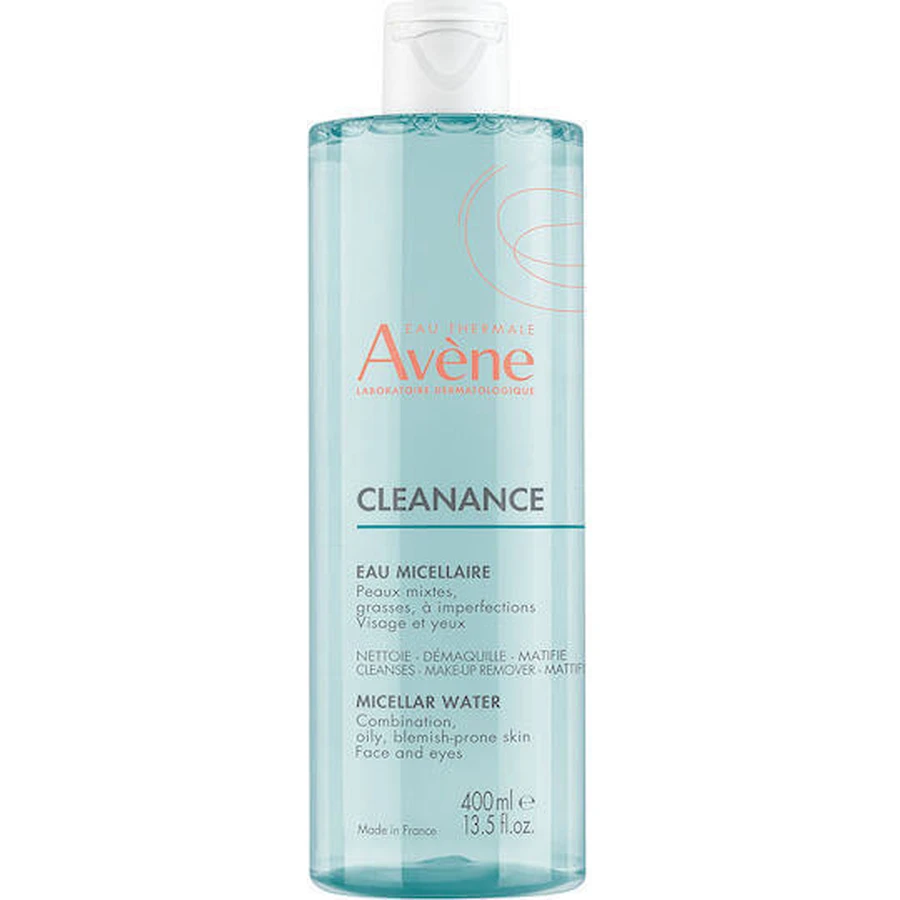 Міцелярна вода для зняття макіяжу з обличчя Eau Thermale Avène для шкіри, схильної до акне 400 мл: ціни та характеристики