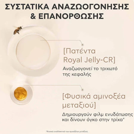 Apivita Королівський желейний еліксир відновлююча маска для волосся 150мл: ціни та характеристики