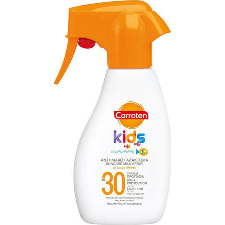 Дитячий сонцезахисний крем-спрей Carroten Kids SPF30 200 мл: ціни та характеристики