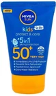 Nivea Sun Kids Protect &amp; Care Водостойкий детский солнцезащитный крем-эмульсия SPF50 50 мл
