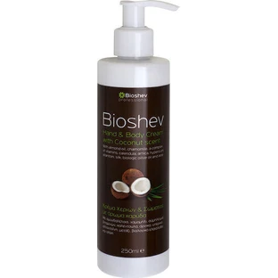 Bioshev Professional Увлажняющий крем для тела с ароматом кокоса для сухой/очень сухой кожи 250 мл