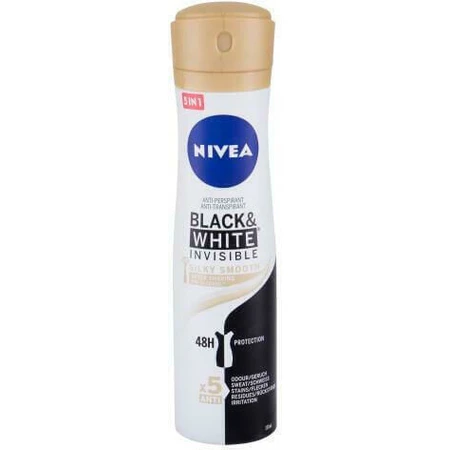 Nivea Black & White Invisible Black & White Invisible Silky Smooth Quick Dry Антиперспирант Дезодорант 48ч Дезодорант-спрей 150мл: цены и характеристики