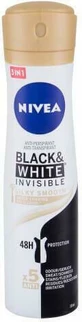 Nivea Black &amp; White Invisible Black &amp; White Invisible Silky Smooth Швидковисихаючий антиперспірант Дезодорант-спрей 48 год Дезодорант-спрей 150 мл