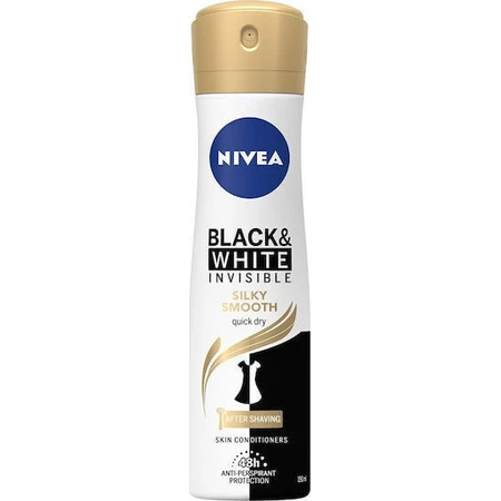 Nivea Black & White Invisible Black & White Invisible Silky Smooth Quick Dry Антиперспирант Дезодорант 48ч Дезодорант-спрей 150мл: цены и характеристики