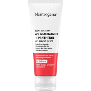 Neutrogena Clear & Defend+ Денний зволожуючий гель для обличчя проти пігментних плям з ніацинамідом і пантенолом 50 мл