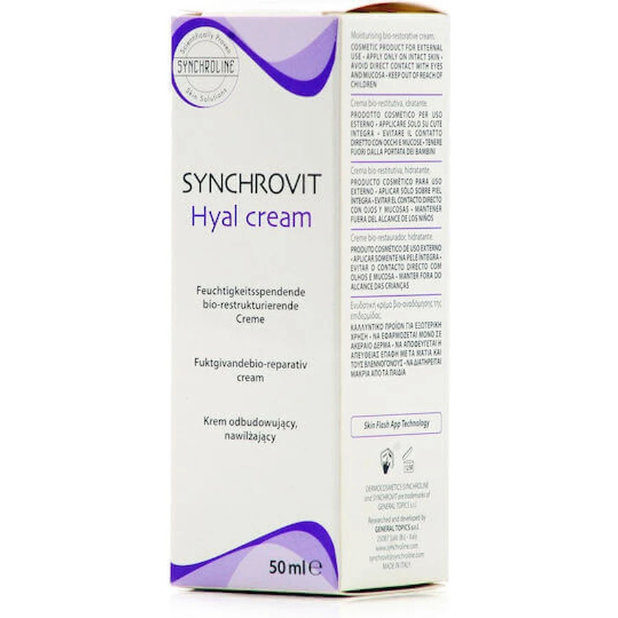 Synchroline Synchrovit Synchrovit Hyal Hydrating Hyaluronic Acid Day Moisturising Face Cream 50ml: цены и характеристики