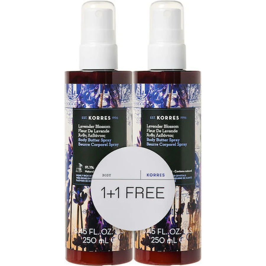 Korres Lavender Flower Body Зволожуючий крем для тіла з ароматом лаванди для сухої/дуже сухої шкіри 500мл: ціни та характеристики