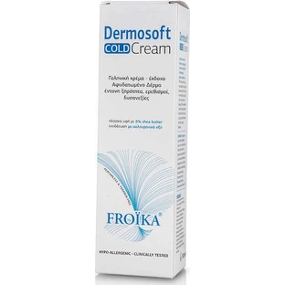 Froika Dermosoft 24-годинний зволожуючий та відновлюючий крем для обличчя проти почервоніння з гіалуроновою кислотою 100 мл