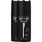 STR8 Faith Giannis Antetokounmpo Giannis Antetokounmpo 48h Freshness Body Deodorant Freshness Body Spray 2 x 150ml 48h Deodorant Spray 2x150ml
