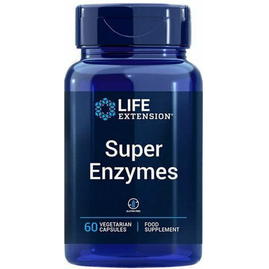 Life Extension Super Enzymes 60 рослинних капсул: ціни та характеристики