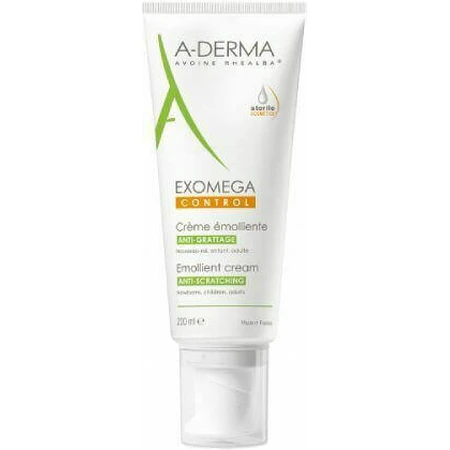 A-Derma Exomega Exomega Control Emollient Cream Anti-Drying Moisturising Body Serum for Dry/Very Dry & Sensitive Skin 200ml: цены и характеристики
