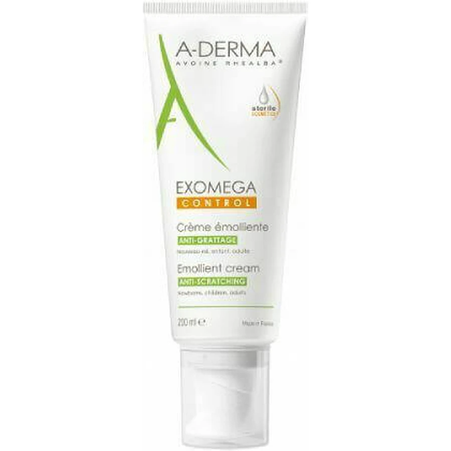 A-Derma Exomega Exomega Control Emollient Cream Anti-Drying Moisturising Body Serum for Dry/Very Dry & Sensitive Skin 200ml: цены и характеристики