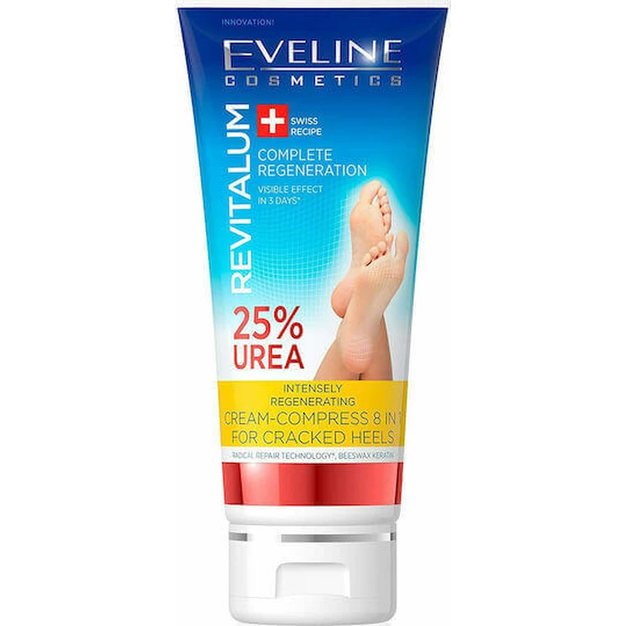 Eveline Revitalum 8 в 1 Регенерирующий крем с 25% мочевины для потрескавшейся шеи 100 мл: цены и характеристики