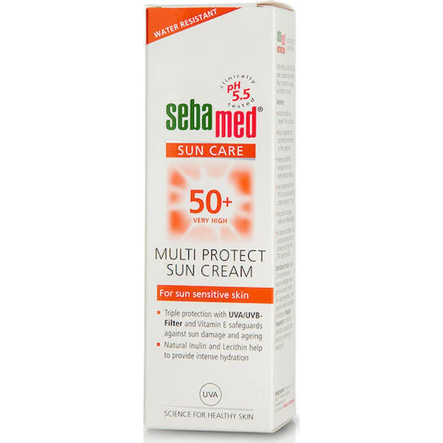 Sebamed Multi Protect Sun Cream Сонцезахисний крем для обличчя SPF50 75мл: ціни та характеристики