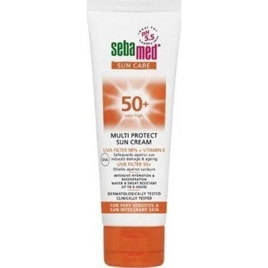 Sebamed Multi Protect Sun Cream Сонцезахисний крем для обличчя SPF50 75мл: ціни та характеристики