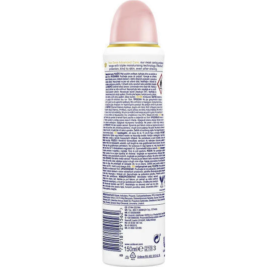 Dove Advanced Care Invisible Невидимый 72h дезодорант-спрей 150 мл: цены и характеристики