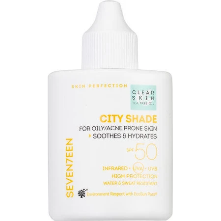 Seventeen City Shade Солнцезащитный крем для лица SPF50 35 мл: цены и характеристики