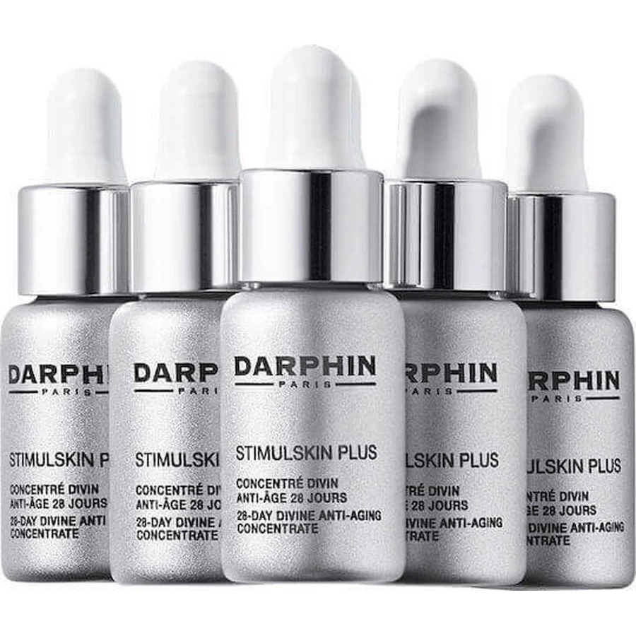 Darphin Stimulskin Plus 28 дневная увлажняющая и антивозрастная сыворотка для лица для сияния и лифтинга 6x5 мл: цены и характеристики