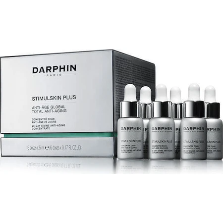 Darphin Stimulskin Plus 28 дневная увлажняющая и антивозрастная сыворотка для лица для сияния и лифтинга 6x5 мл: цены и характеристики