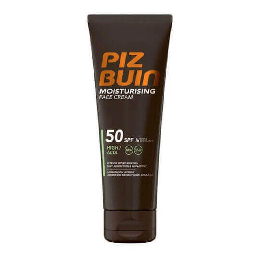 Piz Buin Водостійкий сонцезахисний крем для обличчя SPF50 50мл: ціни та характеристики