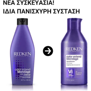 Redken Color Extend Blondage Кондиционер для поддержания цвета окрашенных волос против желтых оттенков 300 мл