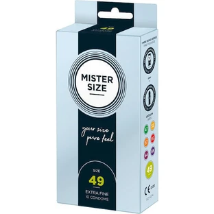 Mister Size Extra Fine Size 49mm Prezervative 10pcs