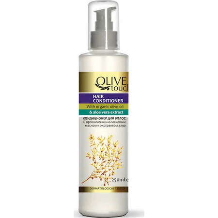 Olive Touch Organic Olive Oil & Aloe Vera Extract Reconstruction/Nourishing Conditioner for All Types Hair 250gr: цены и характеристики