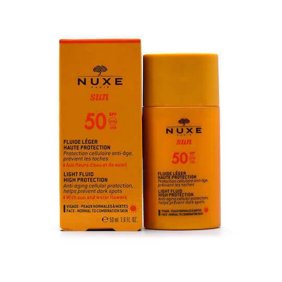 Nuxe Sun Водостойкий солнцезащитный крем для лица SPF50 50 мл: цены и характеристики
