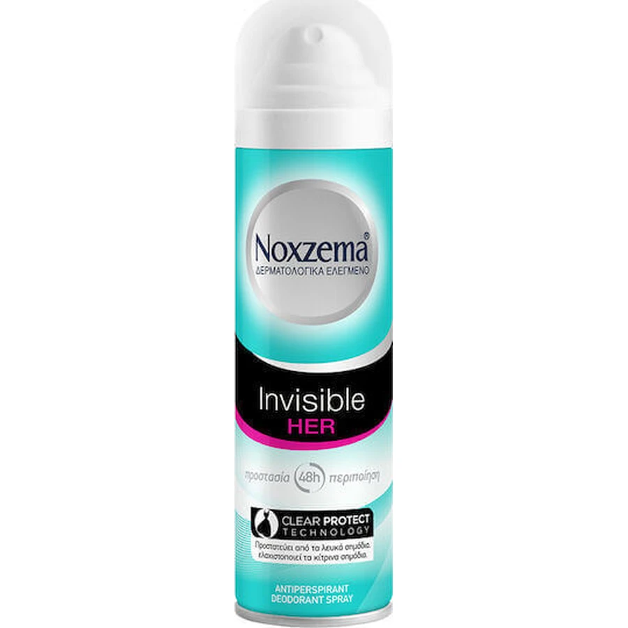 Noxzema Invisible Her Antiperspirant Deodorant 48h Дезодорант-спрей 150 мл: цены и характеристики