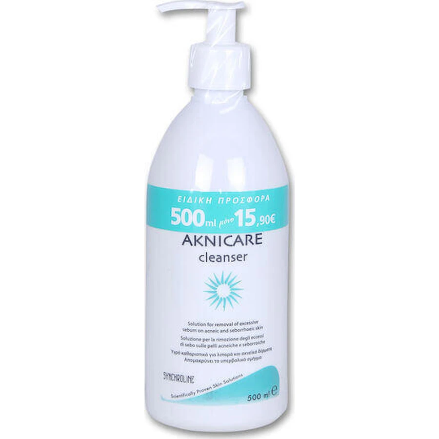 Synchroline Aknicare Гель для обличчя для шкіри, схильної до акне 500 мл: ціни та характеристики