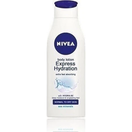 Зволожуючий лосьйон для тіла Nivea Express Hydration для нормальної та сухої шкіри 250 мл: ціни та характеристики