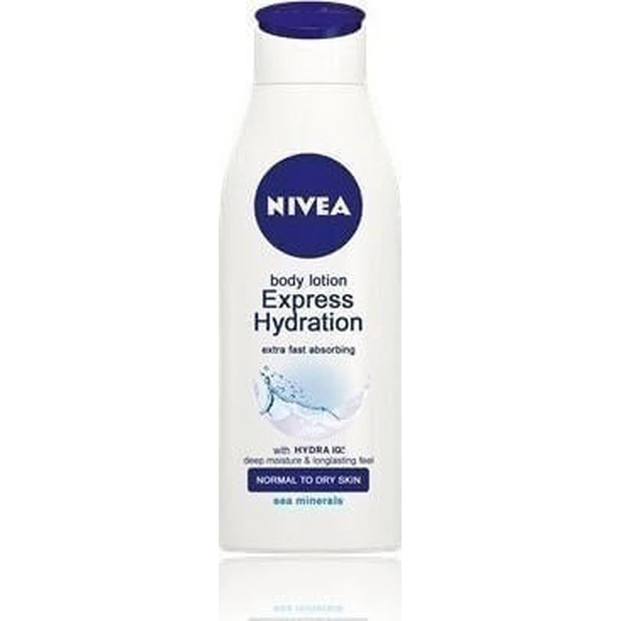Зволожуючий лосьйон для тіла Nivea Express Hydration для нормальної та сухої шкіри 250 мл: ціни та характеристики