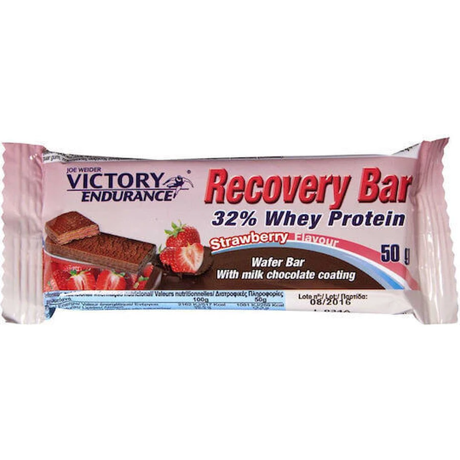 Відновлювальний батончик Weider Victory Endurance з 32% протеїну та полуничним смаком 50гр: ціни та характеристики