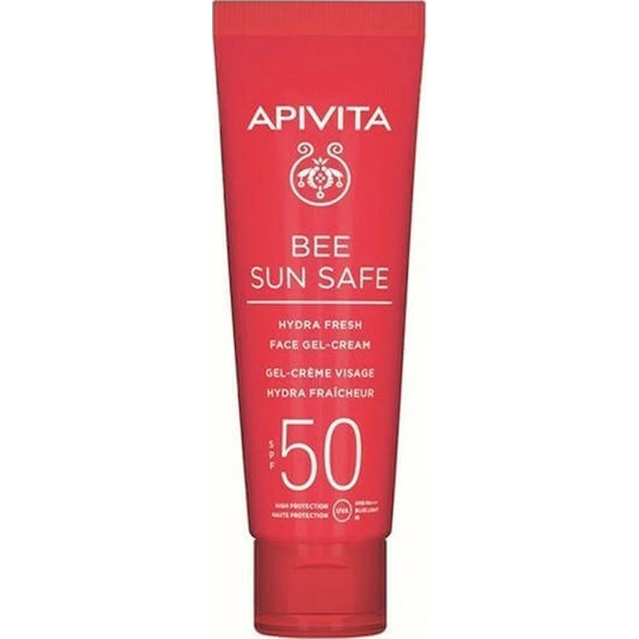 Apivita Bee Sun Safe Hydra Гідра Водостійкий гель для обличчя із захистом від сонця SPF50 50мл: ціни та характеристики