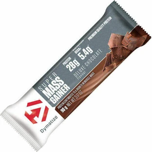 Батончик Dymatize Super Mass Gainer с 28 граммами протеина и вкусом шоколада Делюкс 90 грамм