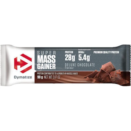 Батончик Dymatize Super Mass Gainer с 28 граммами протеина и вкусом шоколада Делюкс 90 грамм: цены и характеристики