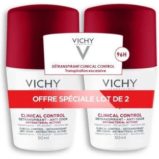 Дезодорант Vichy Clinical Control 96h Roll-On 2х50мл