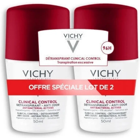 Дезодорант Vichy Clinical Control 96h Roll-On 2х50мл: ціни та характеристики