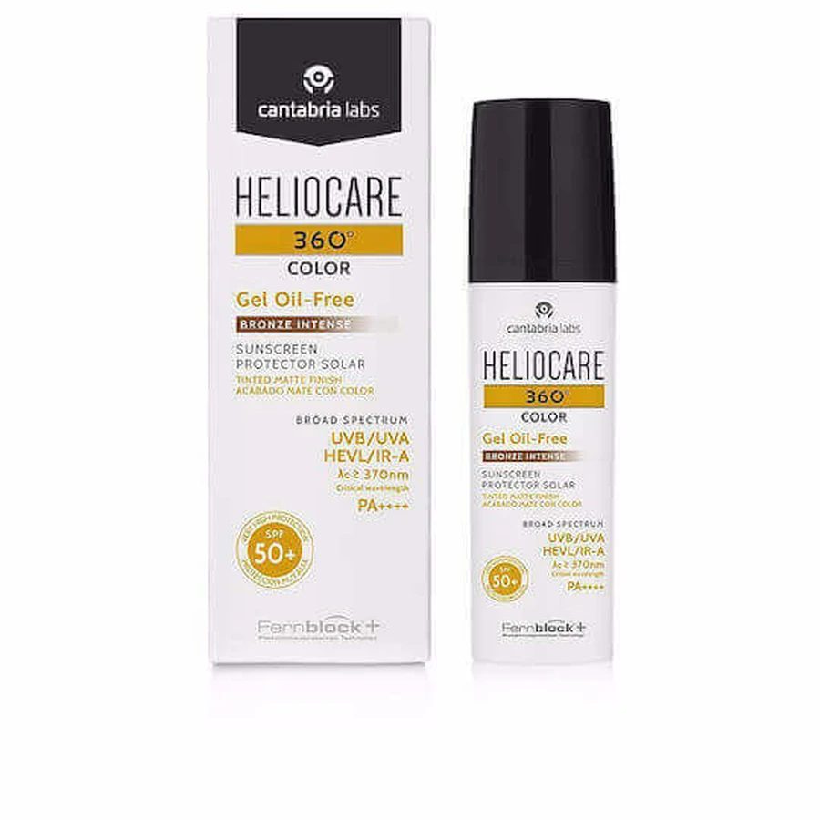 Гель для обличчя Heliocare 360 Colour Gel Безмасляний сонцезахисний гель для обличчя SPF50 з інтенсивним бронзовим пігментом 50 мл: ціни та характеристики