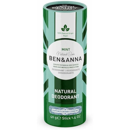 Ben & Anna М'ятний натуральний дезодорант Натуральний дезодорант-стік Aluminium Free 40гр: ціни та характеристики