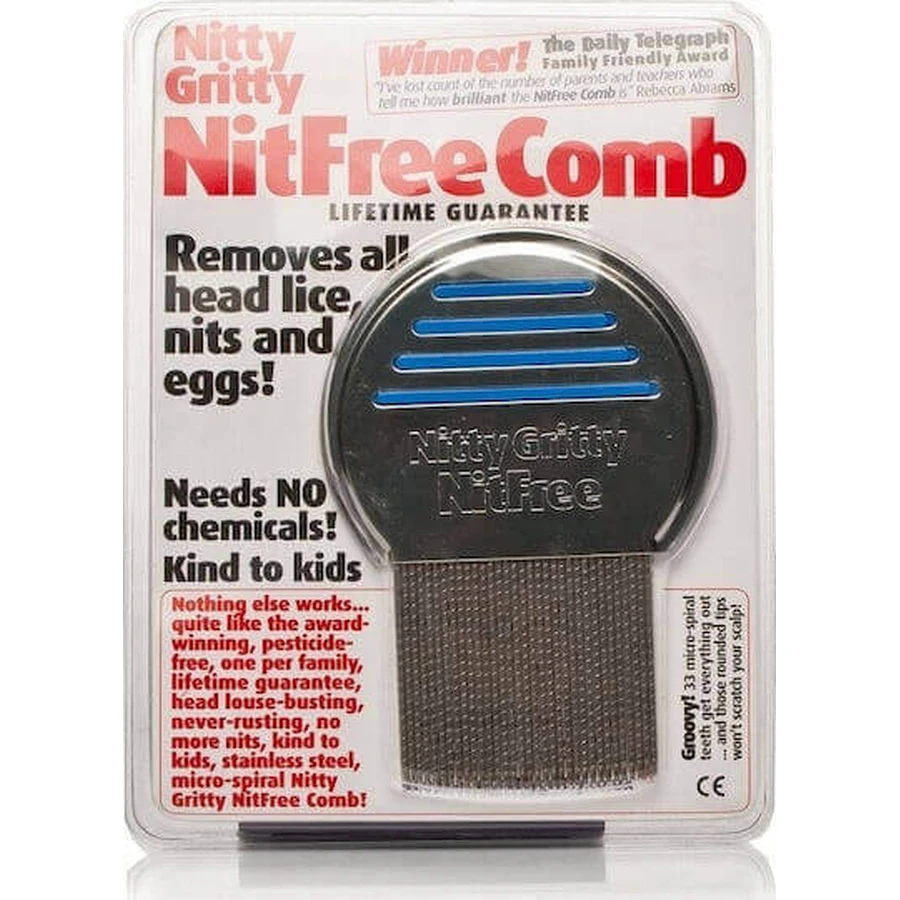 Nitty Gritty Nitfree засіб від вошей Nitty Gritty Nitfree Comb Blue 1шт: ціни та характеристики