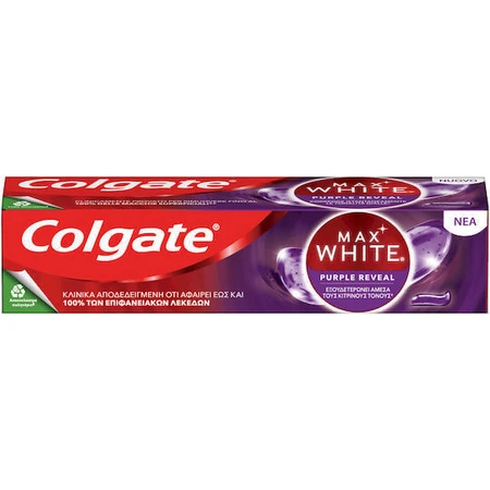 Colgate Max White Purple Reveal отбеливающая зубная паста 75 мл: цены и характеристики