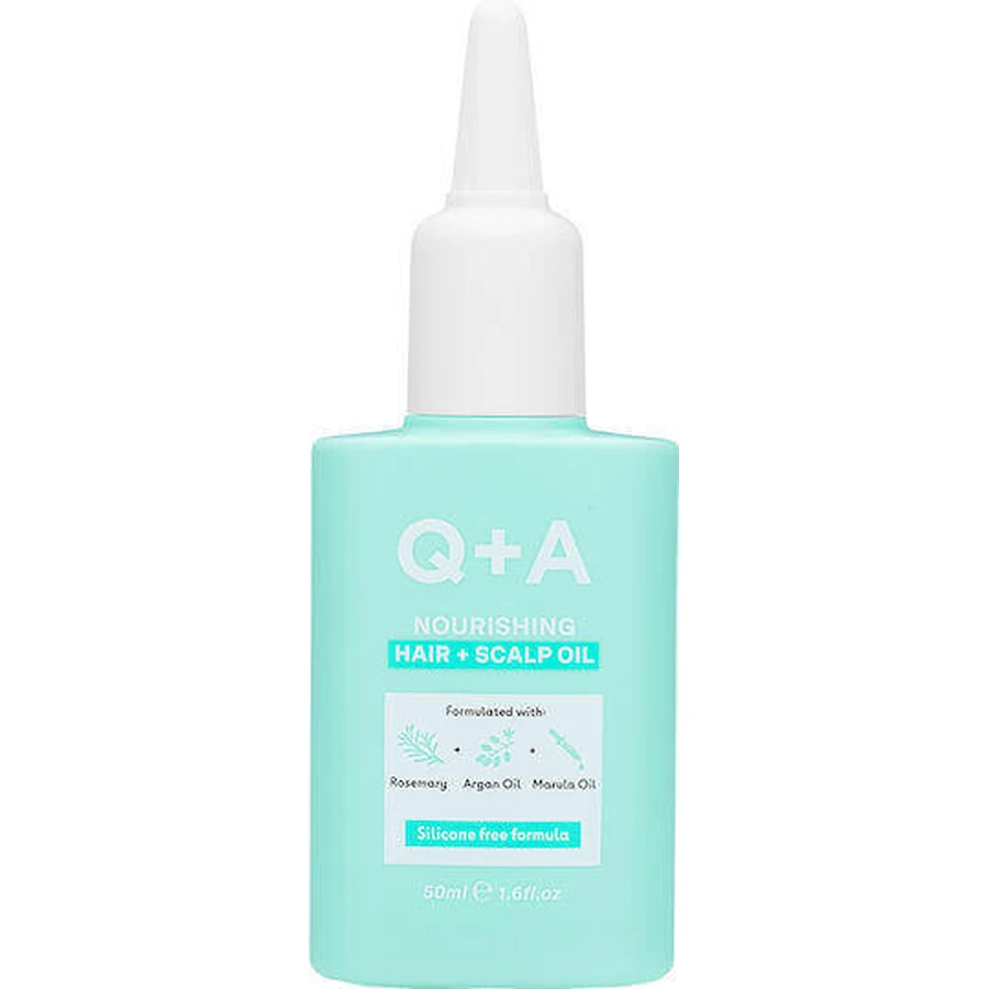 Q+A Natural Skincare Поживна олія для волосся проти випадіння 50мл: ціни та характеристики