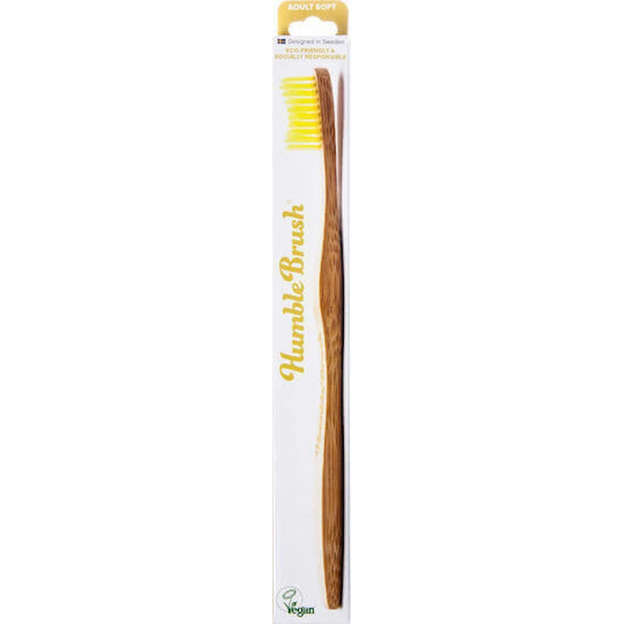 The Humble Co. Humble Brush Зубна щітка для дорослих м'яка бежева 89003S: ціни та характеристики